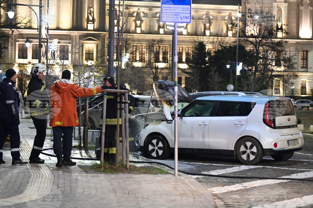 Електрически автомобил - пожар