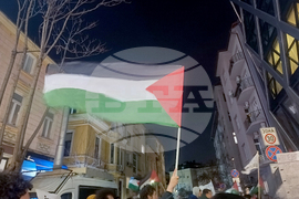 Дом на Европа - протест в защита за правата на палестинците