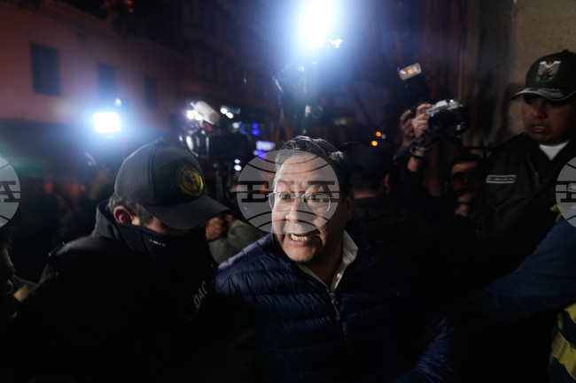 APTOPIX Bolivia Ex-President Arrested