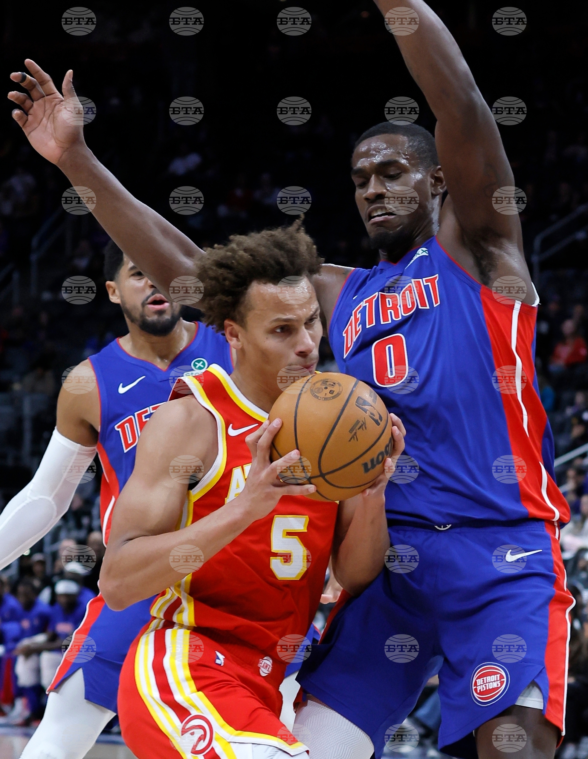 Hawks Pistons Basketball