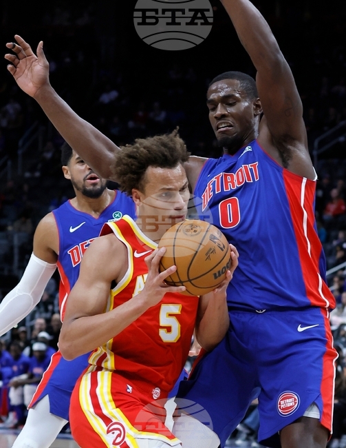 Hawks Pistons Basketball