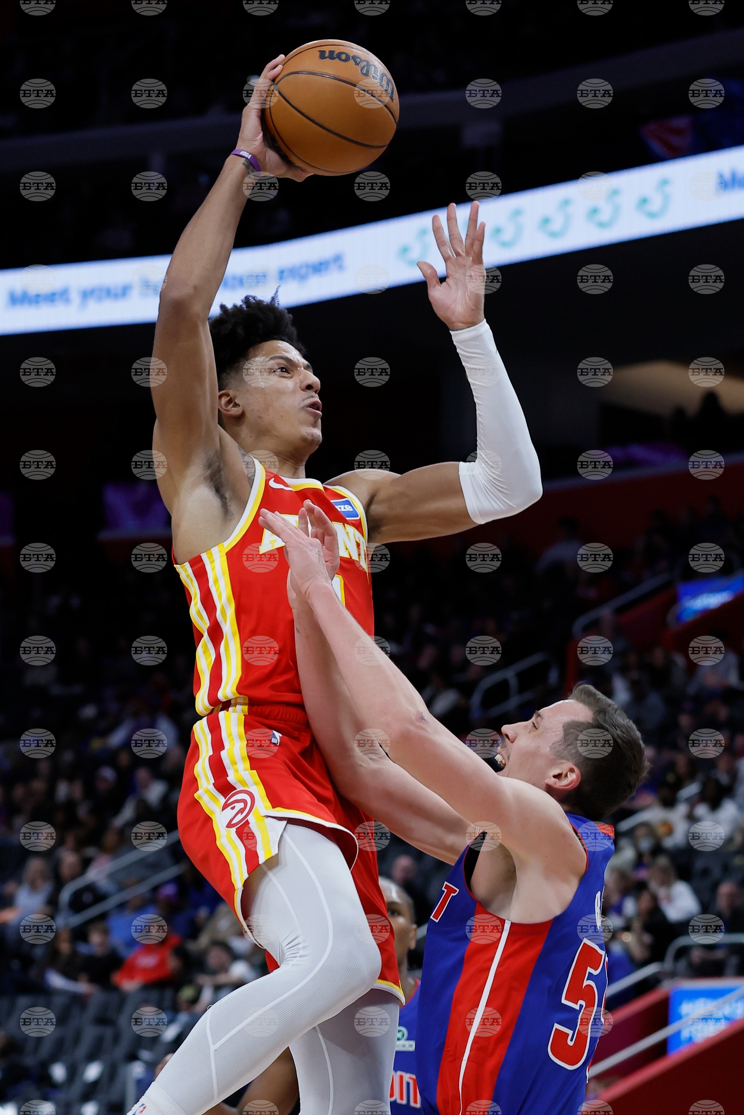 Hawks Pistons Basketball