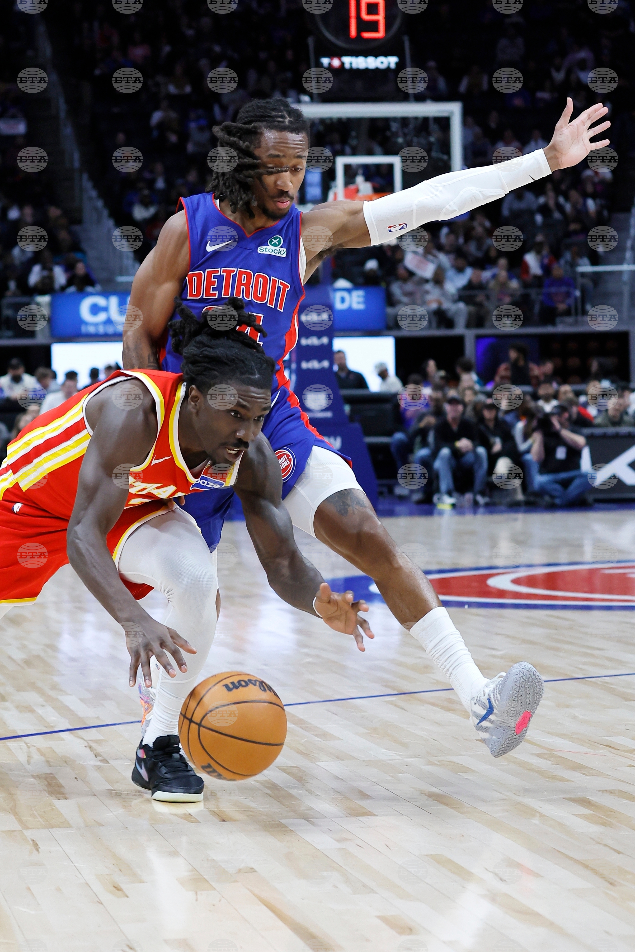 Hawks Pistons Basketball