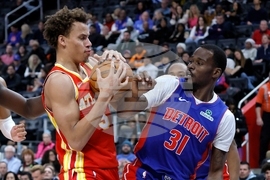 Hawks Pistons Basketball