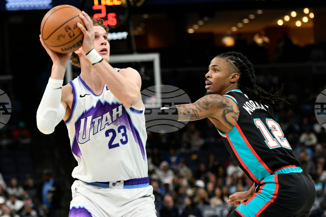 Jazz Grizzlies Basketball