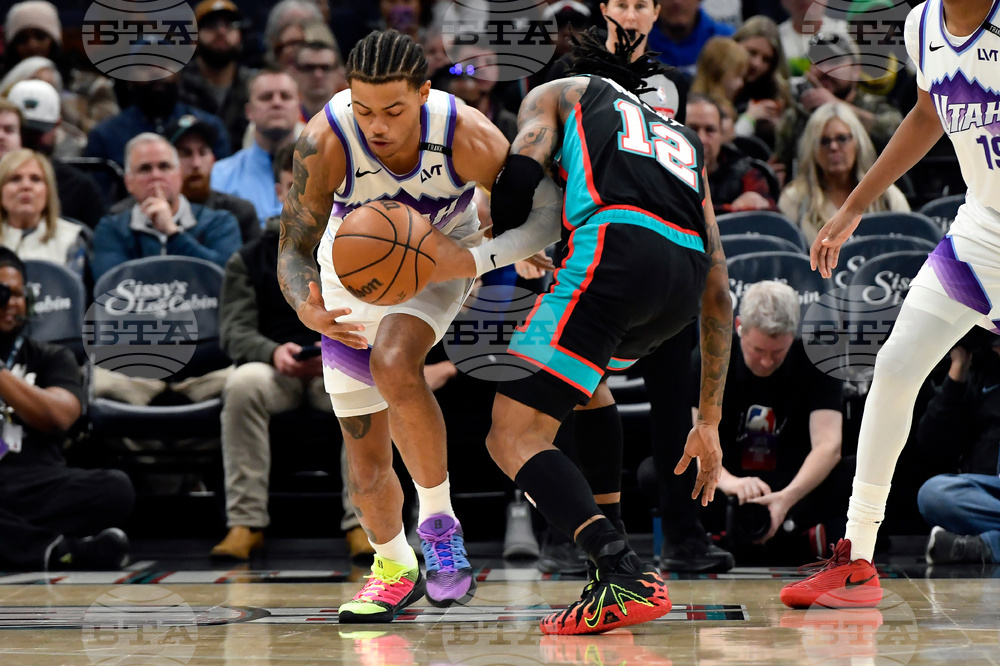 Jazz Grizzlies Basketball