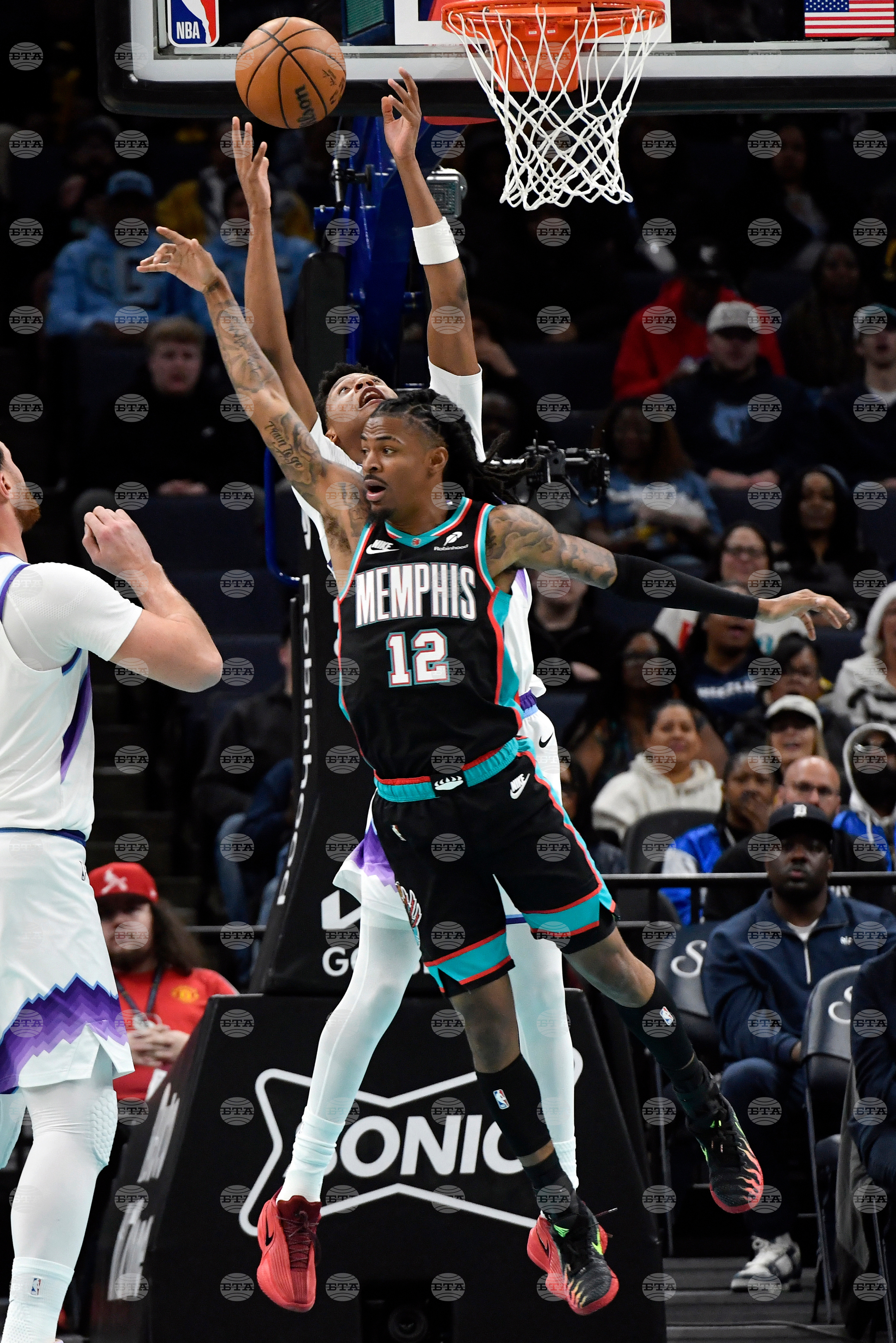 Jazz Grizzlies Basketball