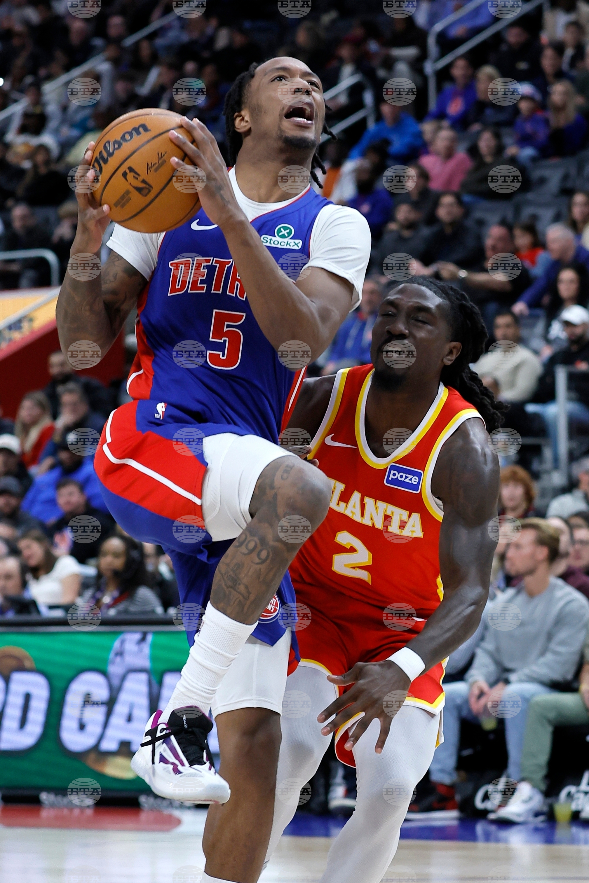 Hawks Pistons Basketball