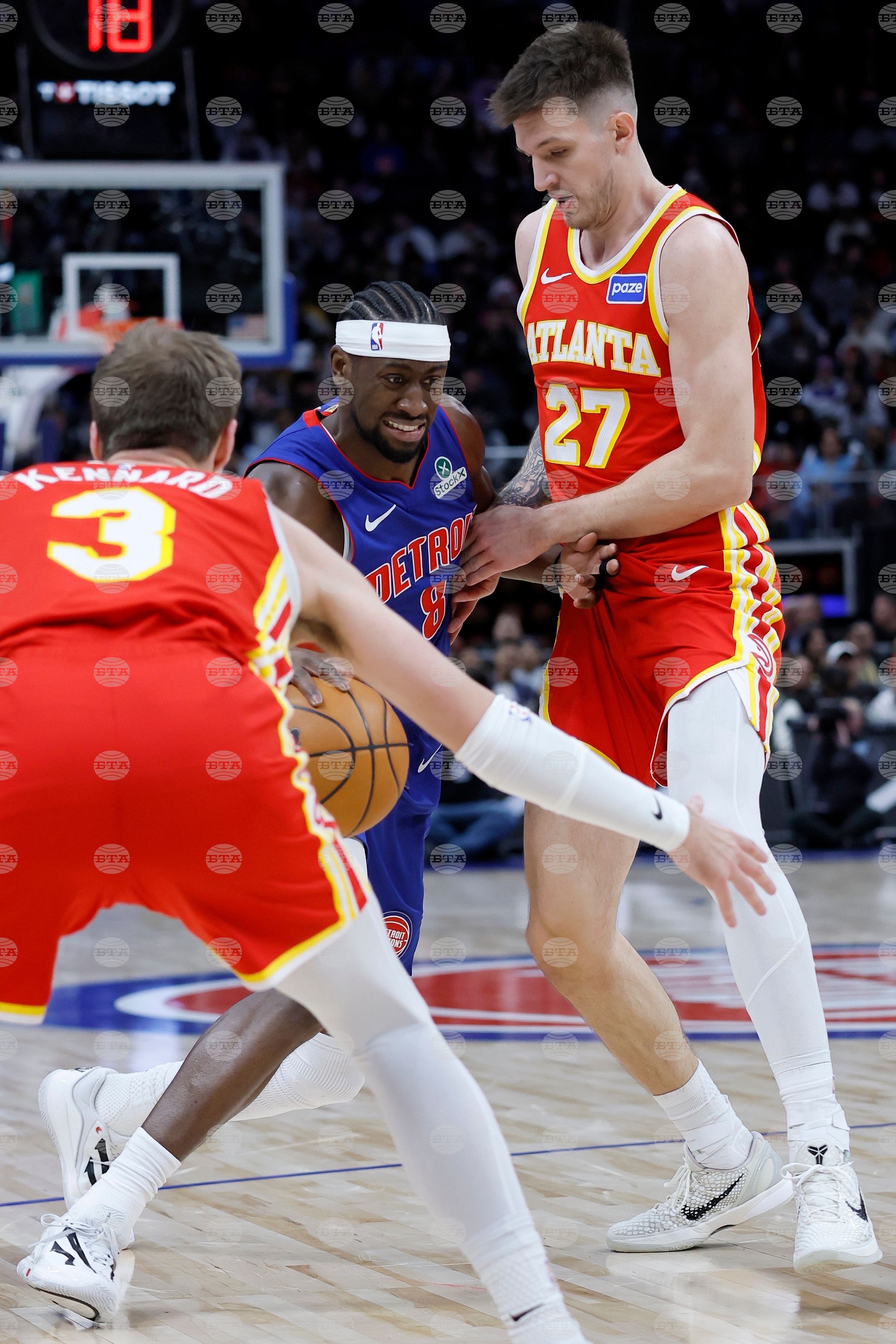 Hawks Pistons Basketball