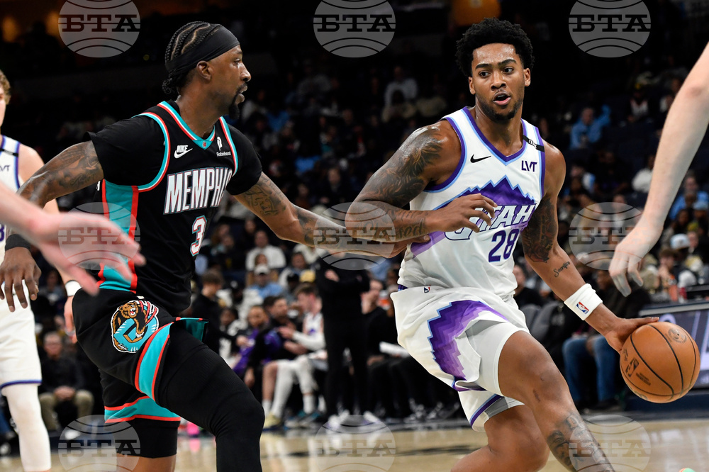 Jazz Grizzlies Basketball