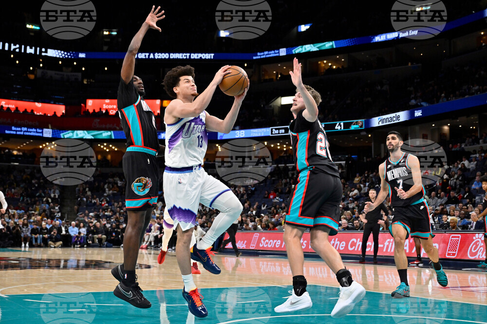 Jazz Grizzlies Basketball