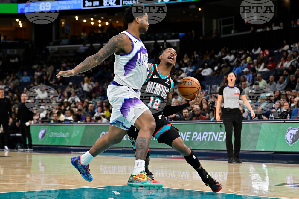 Jazz Grizzlies Basketball