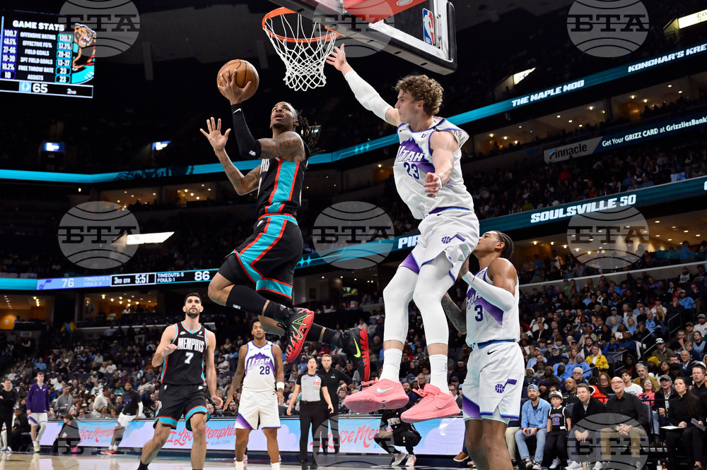 Jazz Grizzlies Basketball