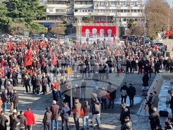 Македония - протест