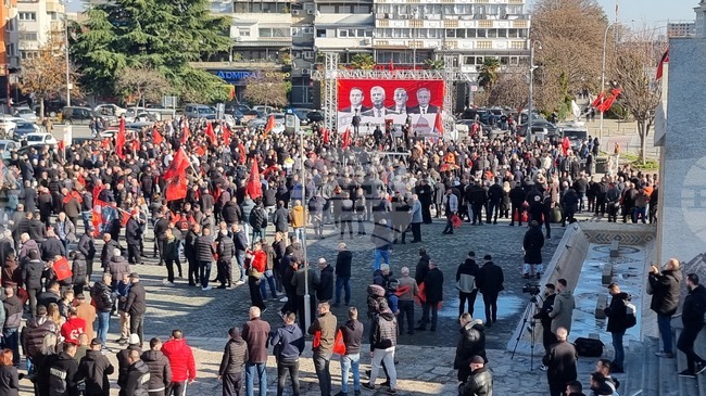 Македония - протест