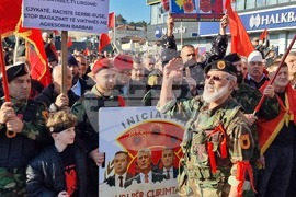 Македония - протест