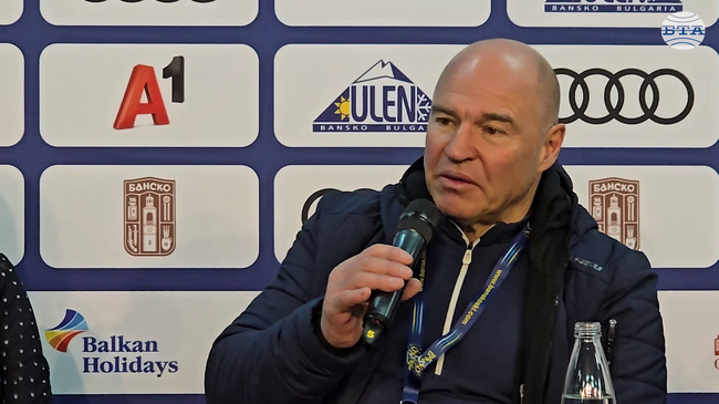 Радвам се, че Джорджо Рока дойде в Банско, имахме невероятни условия в планината, каза Марк Жирардели