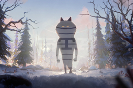 France Christmas Wolf