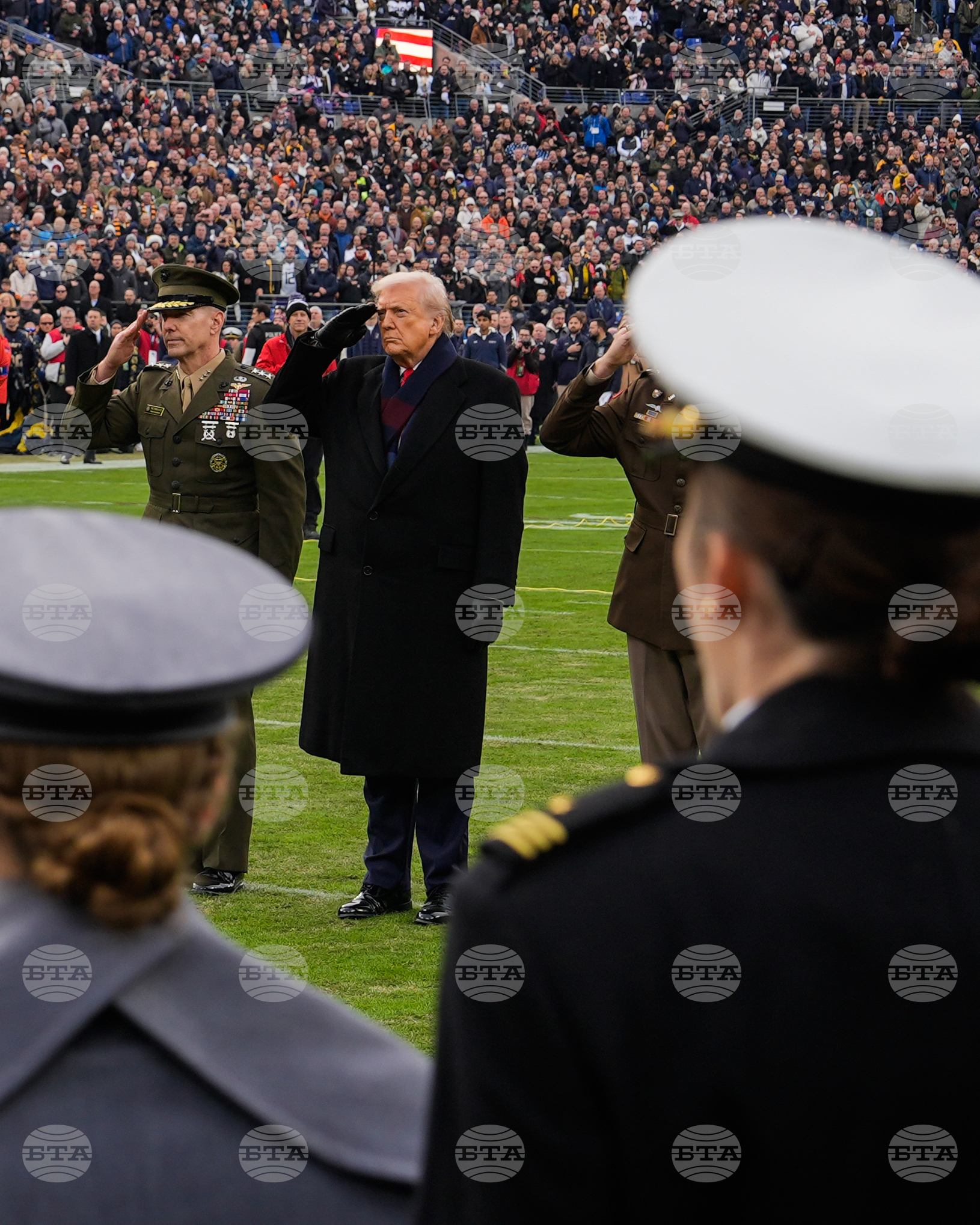 Trump Army Navy Football