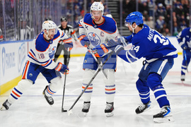 Oilers Maple Leafs Hockey