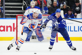 Oilers Maple Leafs Hockey