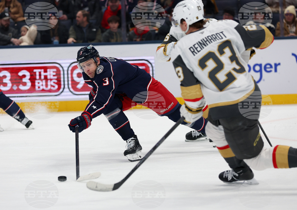 Golden Knights Blue Jackets Hockey