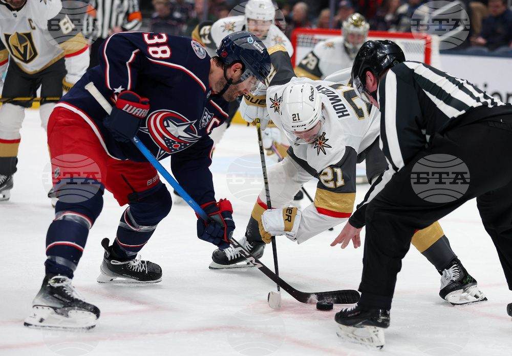 Golden Knights Blue Jackets Hockey