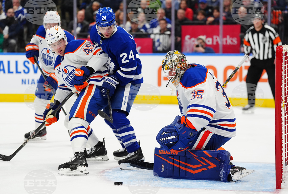 Oilers Maple Leafs Hockey