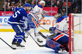 Oilers Maple Leafs Hockey