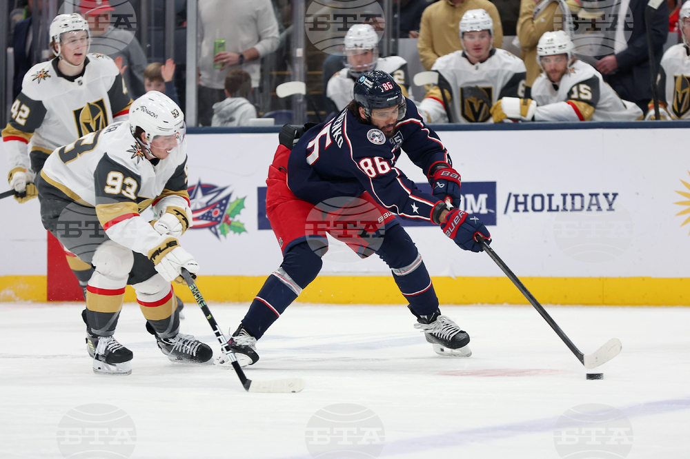 Golden Knights Blue Jackets Hockey