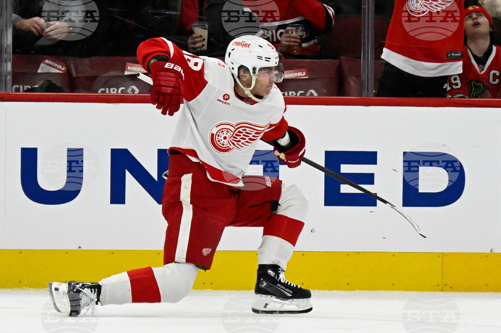 Red Wings Blackhawks Hockey