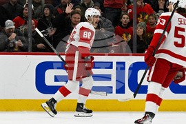 Red Wings Blackhawks Hockey