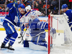 Oilers Maple Leafs Hockey