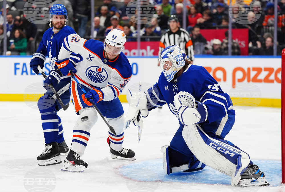 Oilers Maple Leafs Hockey