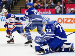 Oilers Maple Leafs Hockey