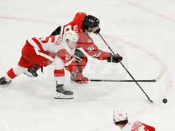 Red Wings Blackhawks Hockey