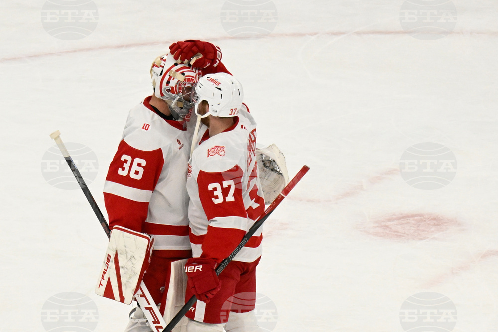 Red Wings Blackhawks Hockey