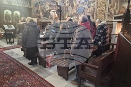 Търговище - храм „Св. Йоан Рилски“ - неделна служба и проповед