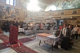 Търговище - храм „Св. Йоан Рилски“ - неделна служба и проповед