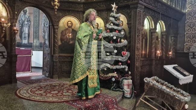  Търговище - храм „Св. Йоан Рилски“ - неделна служба и проповед