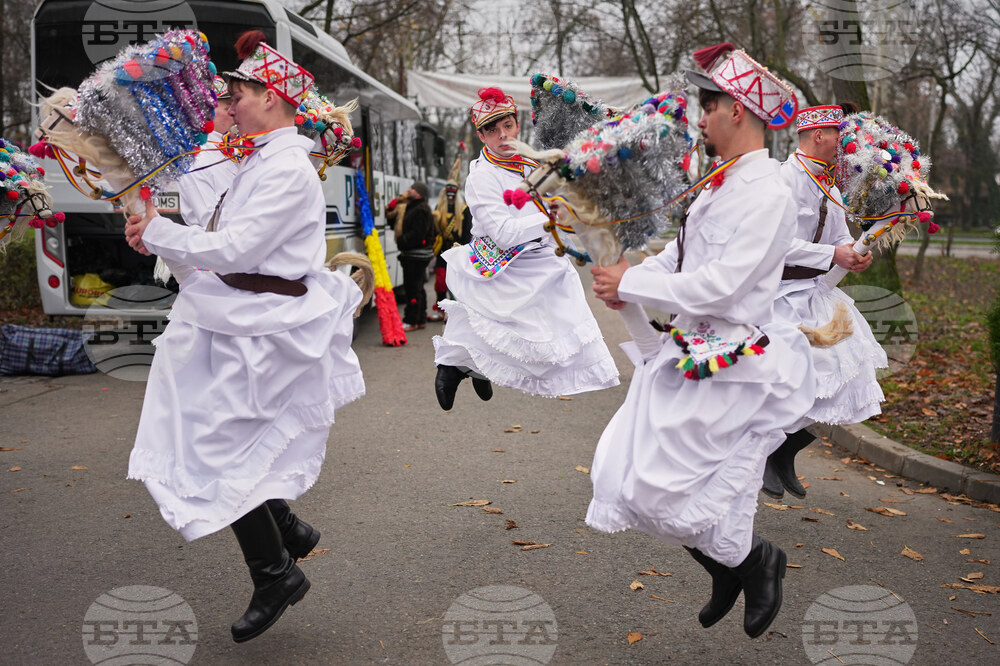 APTOPIX Romania Holiday Traditions