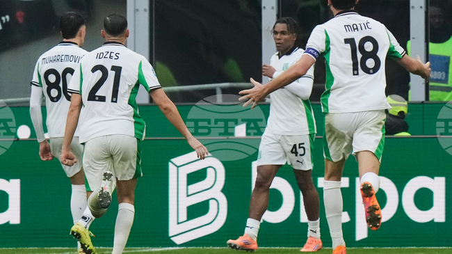 Милан стигна само до равенство при домакинството си срещу Сасуоло в Серия А