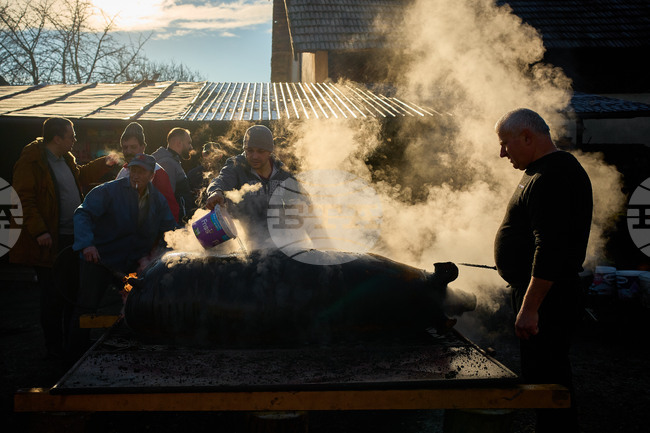 APTOPIX Romania Christmas Ignat