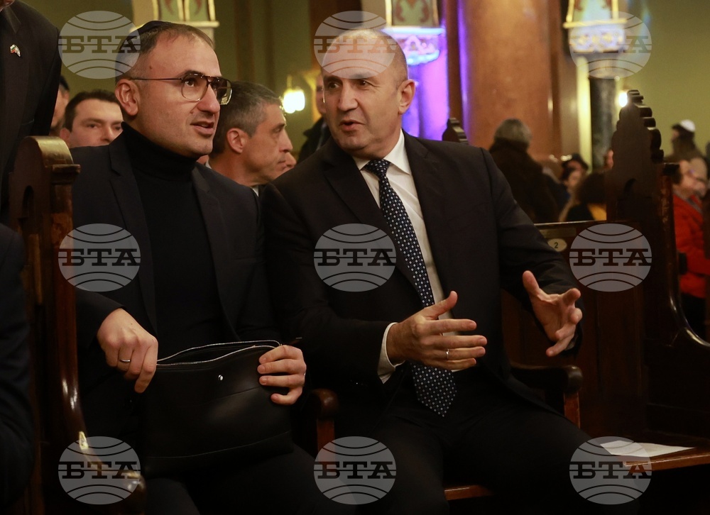 Централна Софийска синагога - Ханука - церемония