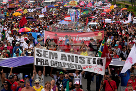 Brazil Bolsonaro Protest