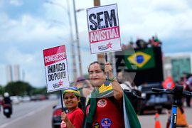 Brazil Bolsonaro Protest