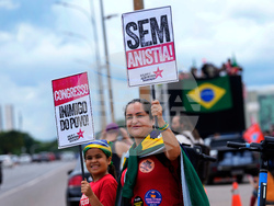 Brazil Bolsonaro Protest