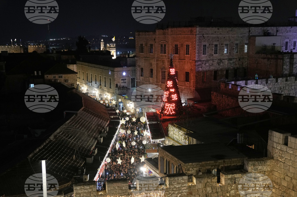 Israel Daily Life Holiday Lights
