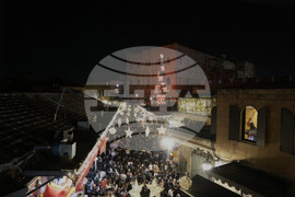 Israel Daily Life Holiday Lights