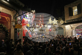 Israel Daily Life Holiday Lights